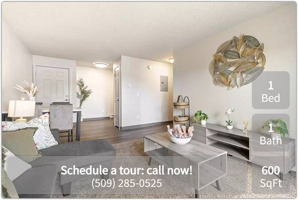 $1,195 / 1br - 600ft2 - We have the perfect 1 bed 1 bath! Reduced pricing + 1 month FREE! (Kennewick)63803266808835120