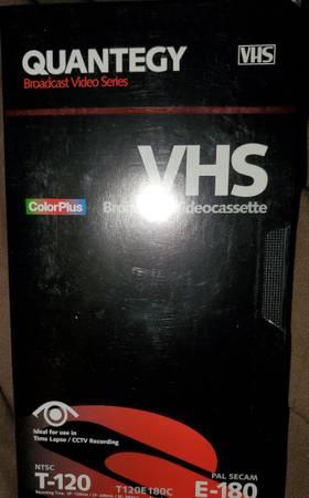 1 Quantegy Broadcast Video Series Color Plus VHS Cassette Tape - New 1