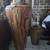Two Teak Reclaimed Driftwood Vases Tall 38",Small 20"- See Description 12 thumbnail