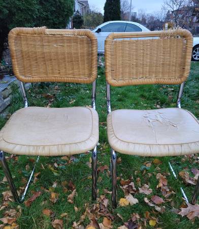 2 Cesca style chairs 1