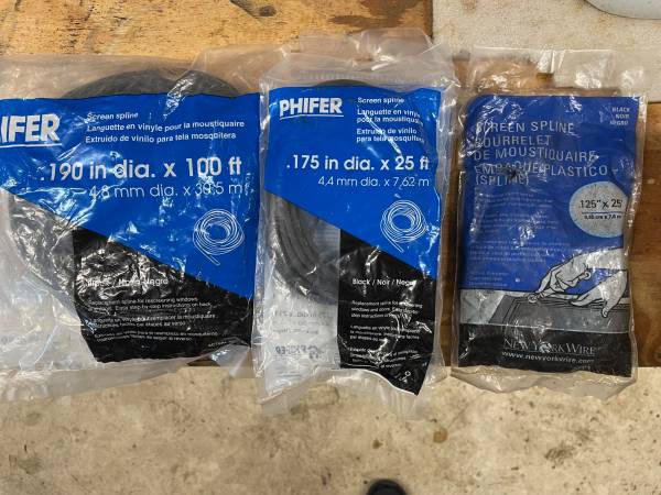 Screen Spline - Various Sizes 1