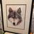 Bob Quick wildlife art, GRAY WOLF, double-matted framed SIGNED PRINT 2 thumbnail