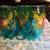 Five Antique Hand Painted Glass Tumblers 5 thumbnail