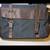 15.6 Inch Dark Gray Canvas Messenger Bag w/ Leather Straps 1 thumbnail