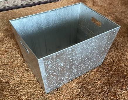Storage Bin - Metal Decorative 1