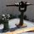 Antique/Vintage Benchtop Belt Pulley and small Pipe Holder 1 thumbnail