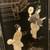 ANTIQUE CHINESE HAND CARVED INLAID STONE FIGURAL WOOD PANEL 3 thumbnail