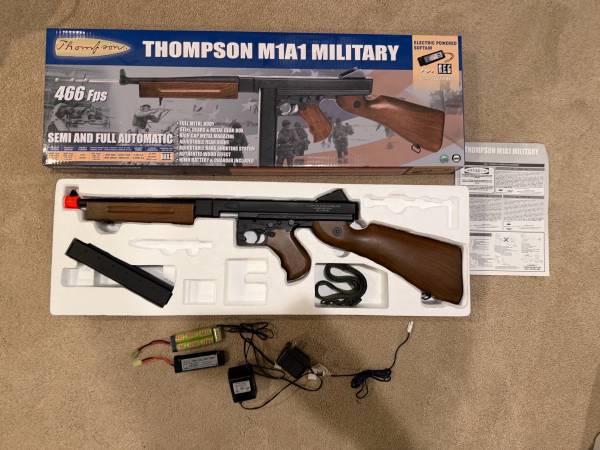 Thompson Airsoft Gun - Like New 1