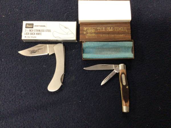 KNIVES, OLD TIMER 330T & CRAFTSMAN 95152 1