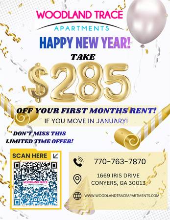 Convenient 2 bed / 2 bath apt located by public transportation 1