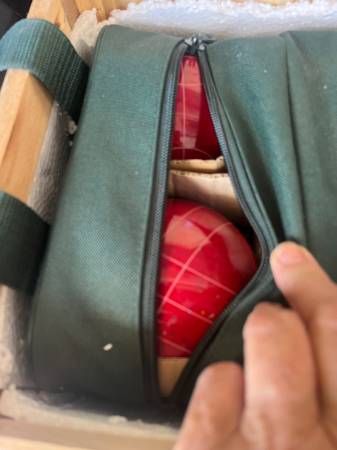 Bocce Ball - Carry Case - NEW - 110 MM - Resin 1