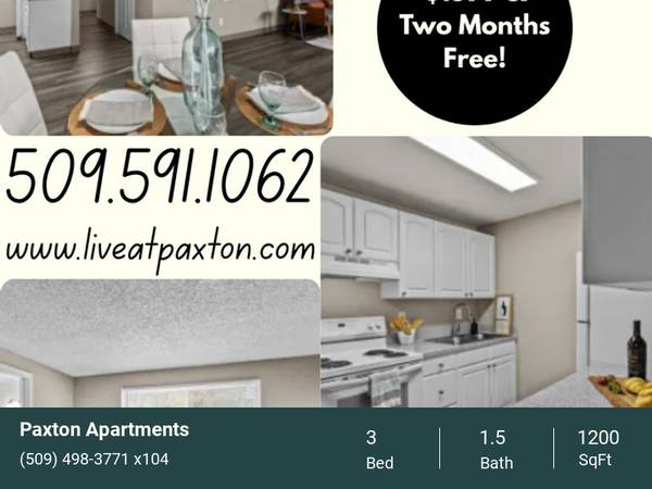 $1,650 / 3br - 1200ft2 - Newly Upgraded/Remodeled - Come enjoy the large space! Specials Today.63697264301443120