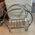 Art Deco 1930s Tubular Chrome Bar Cart-Vintage-MCM 2 thumbnail