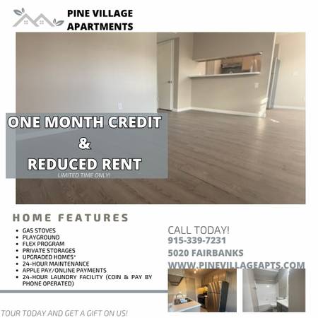 🔥 LIMITED TIME! 1 MONTH FREE + REDUCED RENT – APPLY NOW! 🔥 1
