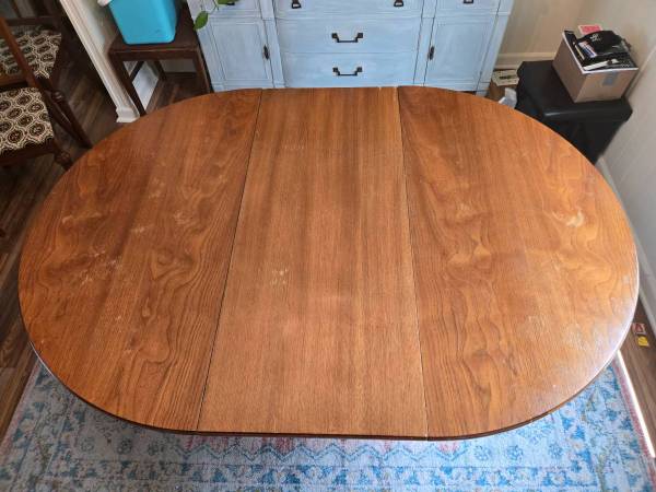 Heavy Vintage Dining Room Table no chairs - furniture - by owner