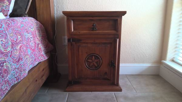 Rustic Bedside Table 1