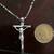 Unique Design Sterling Silver Cross Necklace With somehow unusual Cros 2 thumbnail