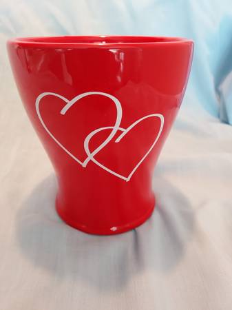 Ceramic red vase/Planter pot 1