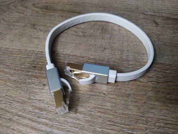 CAT8 High Speed Ethernet Cable (1 Foot) 1