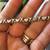 Yellow and White Italian Gold Bracelet With Hearts Design 2 thumbnail