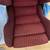 Pair Vintage Recaro Racing Race Car Seats Maroon fabric fish net head 7 thumbnail