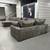 Sereen Modular Fabric Sectional with Ottoman - Gray 6 thumbnail
