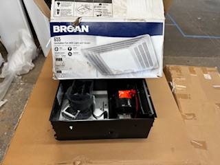 Broan 655 Heater Motor Assembly for Bathroom Exhaust Fan Heater Only 1