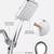 NEW Handheld Shower Head 6 Spray Mode Detachable Stainless Steel 1 thumbnail