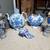 Oriental blue and white ceramic 5 item collection 1 thumbnail