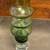 VINTAGE BO BORGSTROM ASEDA GREEN GLASS HOOP VASE - SWEDEN 2 thumbnail