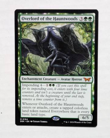 Mtg Overlord Of The Hauntwoods - Duskmourn: m 0194 non foil 1