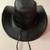 Bullhide Genuine Leather Cowboy Hat Men's Black Size M 3 thumbnail
