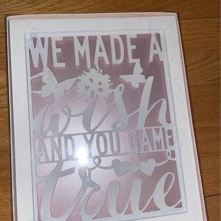 Baby shadow box frame 1