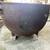 Antique iron cauldron planter 5 thumbnail