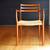 Single J.L. Moller model 62 "Carver" chair in teak and new papercord 1 thumbnail