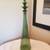 Unique Tall Empoli Italian Green Glass Genie Bottle - Mid Century 1 thumbnail