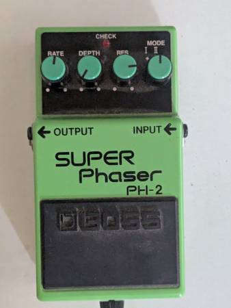 Boss PH-2 Super Phaser Black Label MIJ pedal 1