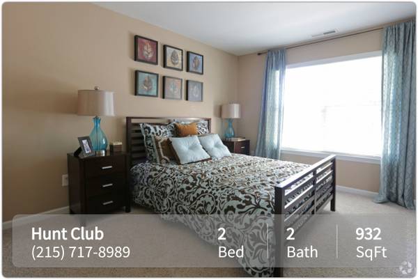 $2,536 / 2br - 932ft2 - Stay warm! In-unit heating provided at Hunt Club Apartments! (North Wales - Oxford Park)64024500514946120