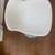 Bar Stool White Molded Backless with Adjustable Height 3 thumbnail