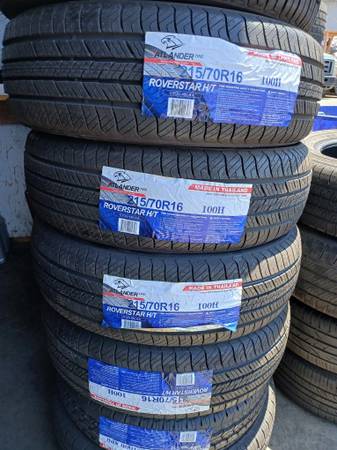 4 New Tires Installed/ 4 Llantas Nuevas Instaladas 215/70/16 Atlander 1