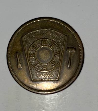 CHAMPLAIN CHAPTER MASONIC PENNY 1