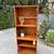 Danish Modern Teak Mid Century Vintage Tall Bookcase Book Shelf Desk 10 thumbnail