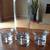 vintage Krosno crystal vase and candle holders 1 thumbnail