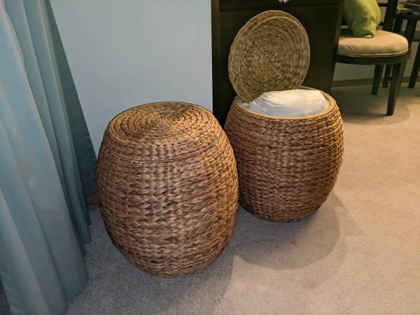 Woven Storage baskets 1