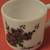*** LARKSPUR FLOWER JULY BIRTHDAY COFFEE MUG - MILK GLASS - Nice! 4 thumbnail
