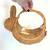 Pair of Vintage Wicker Rabbit Shaped Baskets with Handles 3 thumbnail