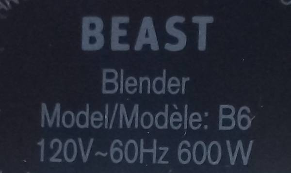 Beast Blender 1