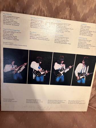 JEFF BECK (WIRED) VINYL RECORD ALBUM - cds / dvds / vhs - by owner