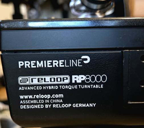 RELOOP RP'-8000 TURNTABLE with Serato & Needle 1