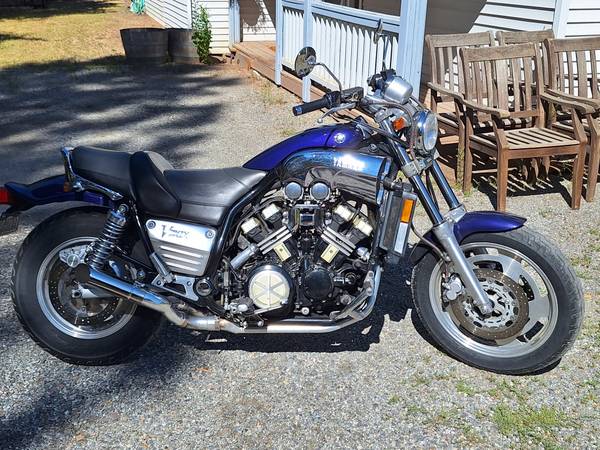 オートバイ・バイク Yamaha Vmax 1993 Blue 1993 Yamaha Vmax 1200 - motorcycles/scooters - by owner